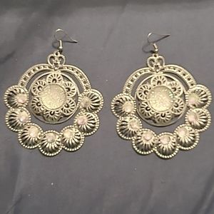 Silver earrings